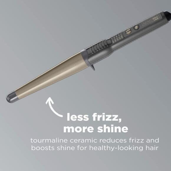 NEW INFINITIPRO BY CONAIR Tourmaline Ceramic 1-1/4" to 3/4" Curling Wand-Waves - Picture 3 of 7